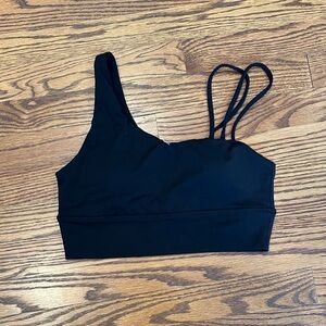 Black Women's Sports Bra Top
